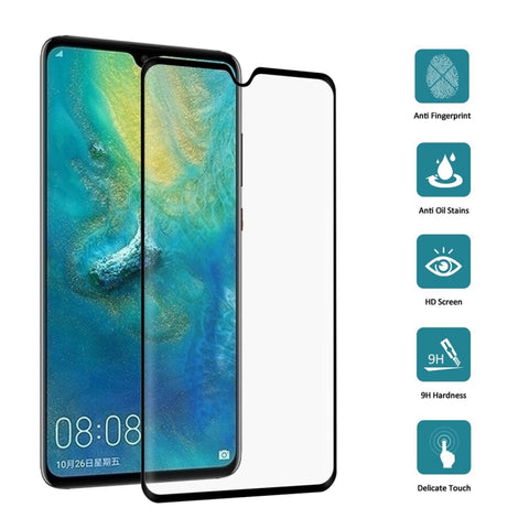 Pellicola in vetro temperato a schermo intero con bordo curvo 3D da 0,3 mm 9H per durezza superficiale per Huawei Mate 20, For Huawei Mate 20