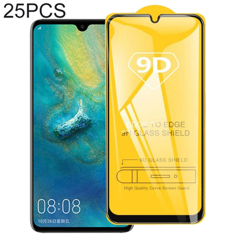 25 pezzi per Huawei P20 lite (2019) Pellicola in vetro temperato a schermo intero con colla 9D, For Huawei P20 lite (2019) - Novalix Store