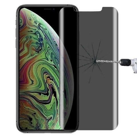 Per iPhone XS Max 0,4 mm 9H Durezza superficiale Protezione schermo antiriflesso per privacy da 180 gradi, For iPhone XS Max (1 PC)