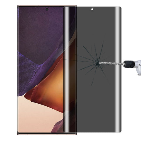 Per Samsung Galaxy Note20 Ultra 9H Pellicola in vetro temperato a schermo intero curvo anti-peeling 3D, For Samsung Galaxy Note20 Ultra