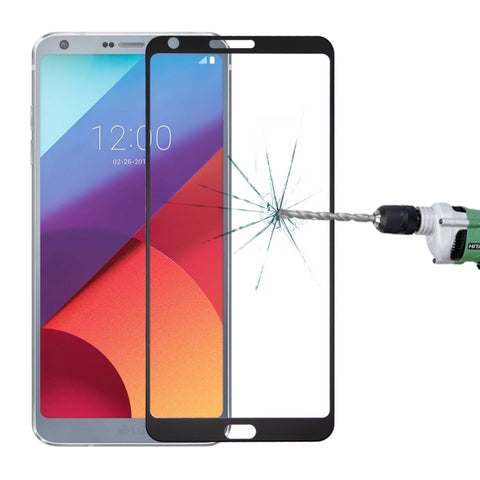 Per LG G6 0,3 mm 9H Durezza superficiale 2,5D Proteggi schermo in vetro temperato serigrafato curvo a schermo intero, For G6