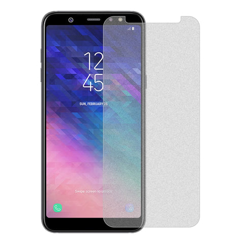 Pellicola in vetro temperato satinato opaco non completo da 10 pezzi per Galaxy A6+ (2018), For Galaxy A6+ (2018)