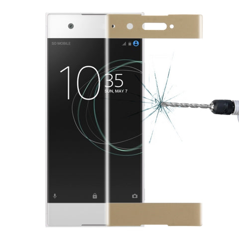 Per Sony Xperia XA1 0,33 mm 9H Durezza superficiale Proteggi schermo in vetro temperato curvo a schermo intero 3D, For Xperia XA1 0.33mm, For Xperia XA1