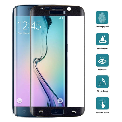 Pellicola in Vetro Temperato 3D Curvo per Galaxy S6 Edge - 25 Pezzi,