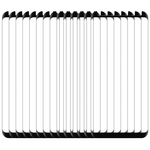 Pellicola in vetro temperato curvo per schermo da 25 pezzi per Galaxy S8 / G950, For Galaxy S8 / G950