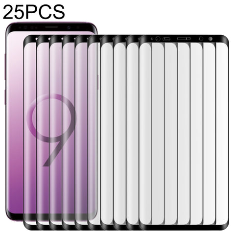 25 pezzi per Galaxy Note9 0,3 mm 9H Durezza superficiale Pellicola in vetro temperato a schermo intero con bordo curvo 3D, For Galaxy Note9 - Novalix Store
