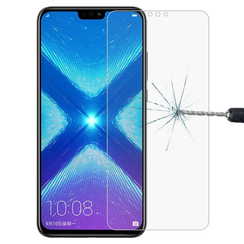Pellicola in vetro temperato antideflagrante da 0,26 mm 9H 2.5D per Huawei Honor 8X, For Honor 8X