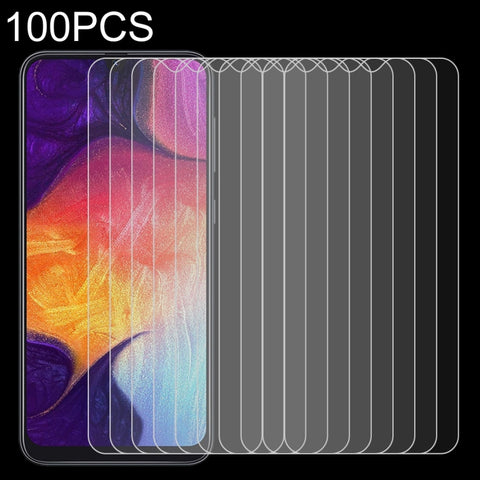 Pellicola in vetro temperato da 100 pezzi 0,26 mm 9H 2,5D per Galaxy A50, Galaxy A50 (100 PCS)