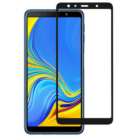 Pellicola proteggi schermo in vetro temperato Full Glue Full Cover per Galaxy A7 (2018), For Galaxy A7 (2018) (1 PC)