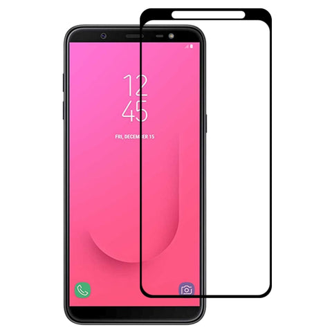 Pellicola proteggi schermo in vetro temperato Full Glue Full Cover per Galaxy J8 (2018), For Galaxy J8 (2018)