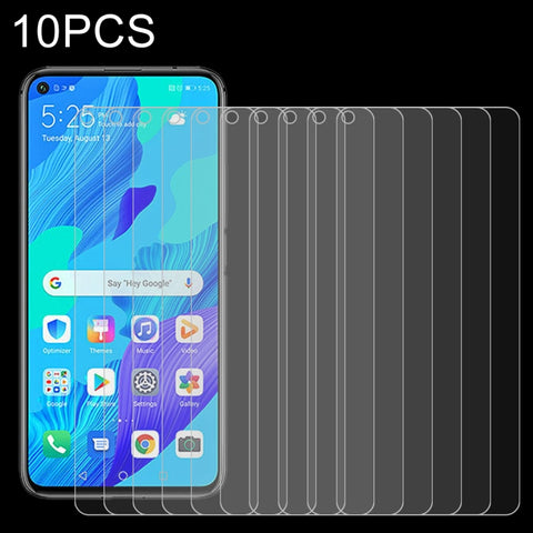 Per Huawei Nova 5T 10 PZ 0,26mm 9H 2.5D Pellicola in vetro temperato, For Huawei Nova 5T