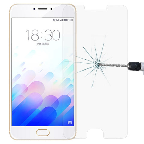 Per Meizu M3 Note / Meilan Note 3 0,26mm 9H Durezza superficiale 2.5D Pellicola per schermo in vetro temperato antideflagrante, For M3 Note / Meilan Note 3