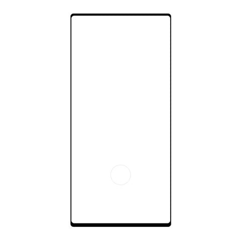 Per Galaxy Note 10+ Pellicola in vetro temperato con bordo curvo 3D Full Glue, è supportato lo sblocco con impronta digitale, For Galaxy Note 10+ 9H (1 PC)