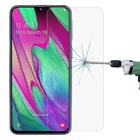 Pellicola in vetro temperato 2.5D a schermo non intero per Galaxy A40, For Galaxy A40 (1 PC)