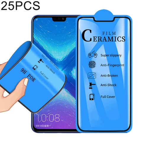Pellicole in ceramica 2.5D per Huawei Y9 (2019) e Honor 8X -