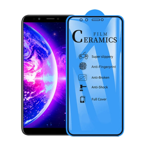 Pellicola in ceramica a copertura totale con colla completa 2.5D per Huawei Honor 7C, For Huawei Honor 7C (1 PC)