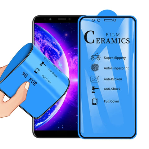 Pellicola in ceramica a copertura totale con colla completa 2.5D per Huawei Honor 7C, For Huawei Honor 7C (1 PC)