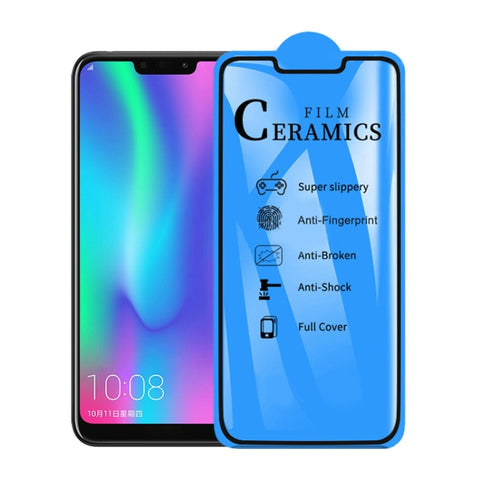 Pellicola in ceramica a copertura totale con colla completa 2.5D per Huawei Honor 8C, For Huawei Honor 8C (1 PC)