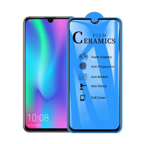 Pellicola in ceramica a copertura totale con colla completa 2.5D da 25 pezzi per Huawei Honor 10, For Huawei Honor 10 (25 PCS)