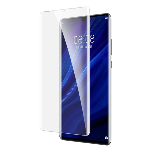 Vetro temperato con colla completa curva a liquido UV per Huawei P30 Pro, For Huawei P30 Pro