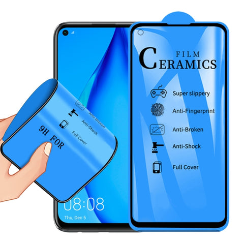 Per Huawei P40 Lite 2.5D Pellicola ceramica a copertura totale con colla completa, For Huawei P40 Lite (1 PC)