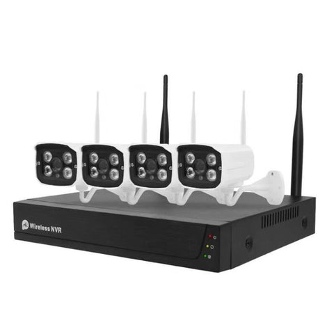 Set di telecamere wireless con registratore video di rete HD QS200-4 2.0MP 1080P