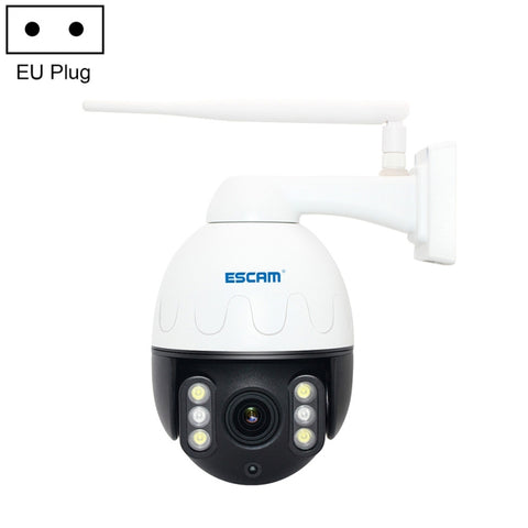 Telecamera IP impermeabile ESCAM Q5068 H.265 5MP Pan / Tilt / Zoom 4X WiFi, supporto ONVIF conversazione bidirezionale e visione notturna, presa AU, EU Plug, AU Plug, UK Plug, US Plug