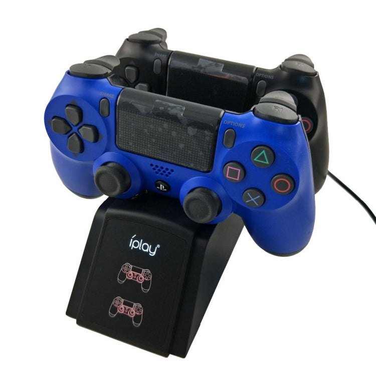 Supporto di Ricarica Doppia per Controller PS4 con Display LED -