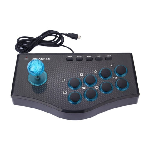 controller-a-bilanciere-con-maniglia-per-gioco-usb-gladiator-street-machine-per-pc-ps3-tv-box-usb-handle-rocker - immagine 1