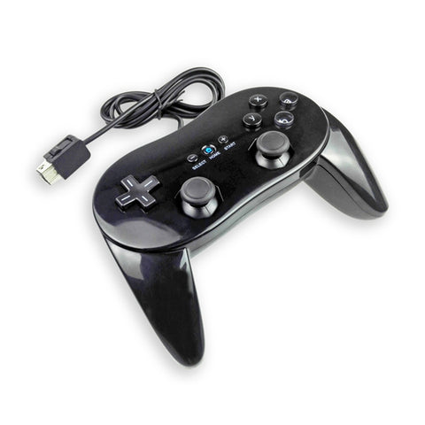 classico-telecomando-da-gioco-per-controller-di-gioco-cablato-per-nintendo-wii - immagine 2