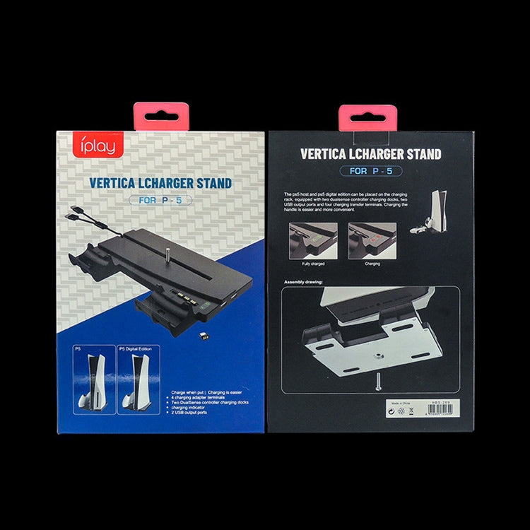 Supporto di Ricarica Verticale iPega HBP-269 per PS5 con Caricatore a