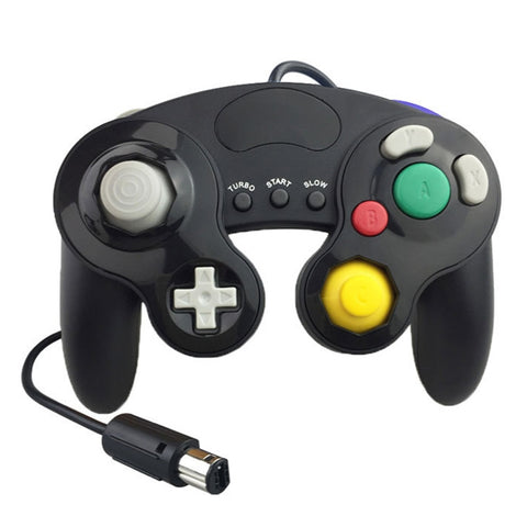controller-con-maniglia-di-gioco-cablata-con-striscia-decorativa-a-tre-punti-per-nintendo-ngc-for-nintendo-ngc-black-for-nintendo-ngc-black-green-for-nintendo-ngc-black-blue-for-nintendo-ngc-baby-blue-purple-for-nintendo-ngc-black-red - immagine 2