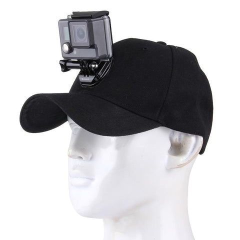 berretto-da-baseball-topi-per-cappello-da-sole-all-aperto-con-supporto-per-fotocamera-per-gopro-sjcam-e-xiaomi-xiaoyi-sport-action-camera - immagine 1