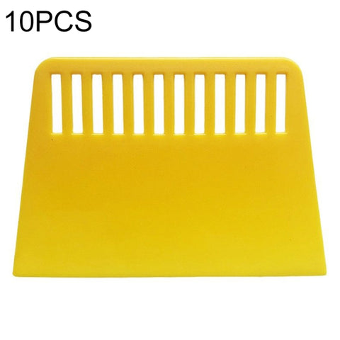 Raschietto in plastica da 10 pezzi per tappezzeria, pellicola per vetro per autoveicoli, pancake, strumento di decorazione, Plastic Scraper
