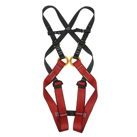 XINDA XDA9516 Cintura di sicurezza per tutto il corpo in discesa regolabile in poliestere ad alta resistenza per arrampicata su roccia Taglia: S, Size: S