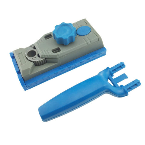 connettore-per-foglio-di-localizzazione-di-fori-di-trivellazione-angolare-obliquo-per-la-lavorazione-del-legno-con-marcatura-in-scala-woodworking-borehole-locator - immagine 2