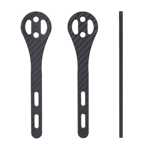 TOSEEK Supporto da tabella codici per bicicletta da strada interamente in fibra di carbonio per la serie Garmin (opaco), For Bryton Series(Matte), For CATEYE Series(Matte), For Garmin Series(Matte)