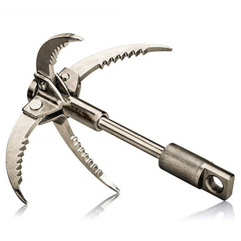 Moschettone Pieghevole Tre Zampe per Arrampicata e Sopravvivenza