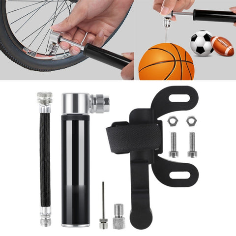 Mini pompa manuale portatile in alluminio per bicicletta -