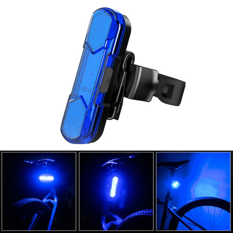 Lampada posteriore LED ricaricabile USB per bicicletta