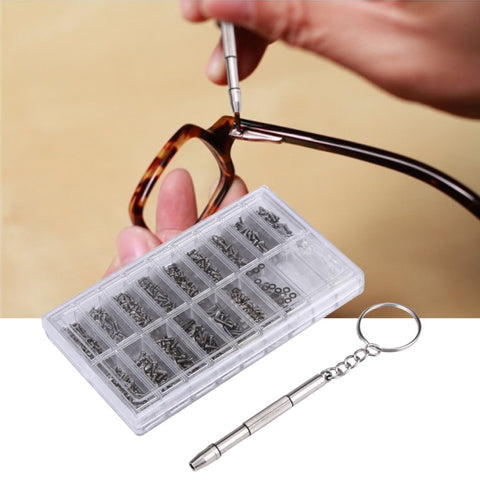 Kit di Riparazione Viti per Occhiali da Sole - 1000 Pezzi con