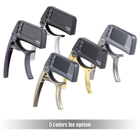 clip-per-accordatore-per-chitarra-professionale-accordatore-a-clip-cromatico-in-stile-loft-con-display-lcd-rotante-con-luce-capotasto-per-chitarra-con-una-sola-mano - immagine 2