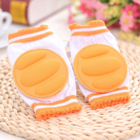 Un paio di protezioni per ginocchia, gomitiere, per bambini, che strisciano e camminano, ventilati, 11*9CM (Orange), 11*9CM (Pink), 11*9CM (Green), 11*9CM (Blue), 11*9CM (Red), 11*9CM (Yellow)