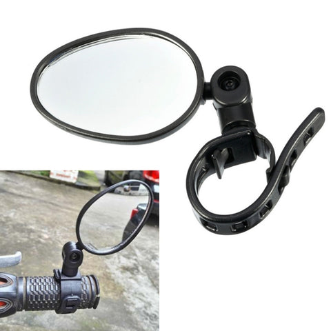 Specchio riflettente retrovisore in silicone a sgancio rapido per mountain bike con rotazione a 360 gradi, Rearview Reflector Mirror