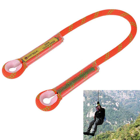 Sicurezza all'aperto Arrampicata su roccia Discesa in corda doppia Alpinismo Corda di protezione anticaduta, Lunghezza: 60 cm, Length: 60cm