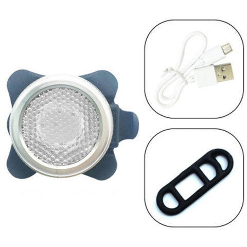 Lampada COB Ricaricabile per Bicicletta 160LM Impermeabile con 4