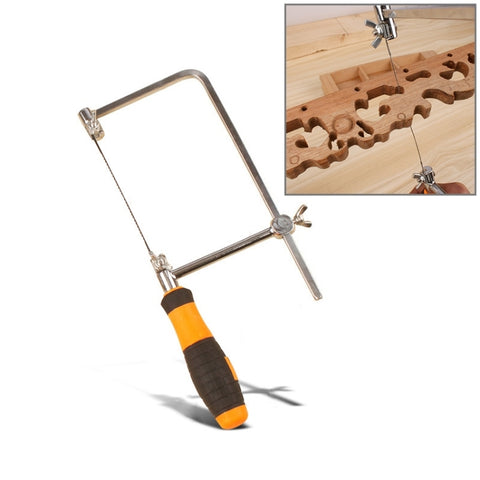 Seghetto a forma di U con lame per metallo/legno/tubo di plastica/filo Utensile manuale fai-da-te Sega portatile per la lavorazione del legno, larghezza: 105 mm, Size: Large