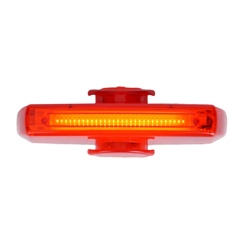 Fanale Posteriore Ricaricabile USB Rosso per Mountain Bike - Luce