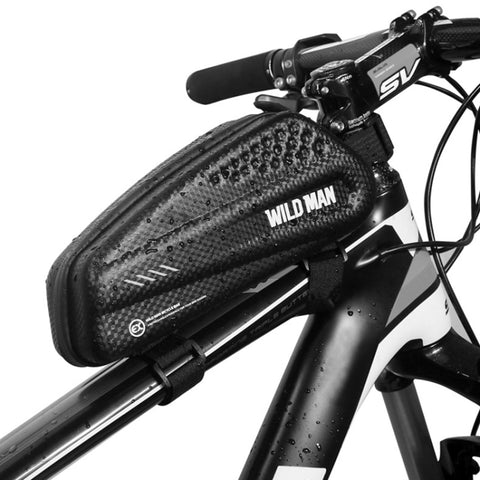 WILD MAN EX Borsa anteriore impermeabile Set di telefoni cellulari MTB Borsa a tubo per bicicletta Accessori per l'equitazione, EX