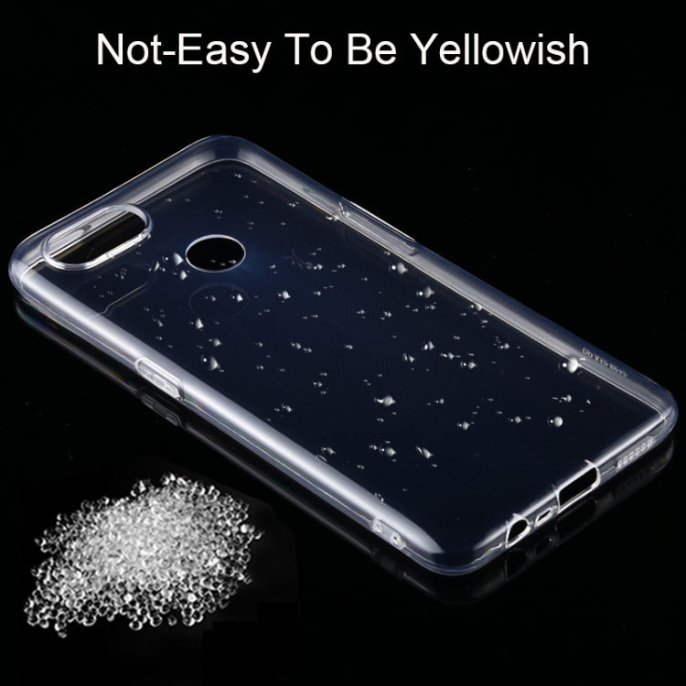 Per OPPO A12 Custodia protettiva in TPU trasparente ultrasottile da 0,75 mm, For OPPO A12